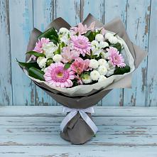 Букет цветов из:  Герберы, Альстромерии и Хризантемы #REPLACE_PRED# Килемары