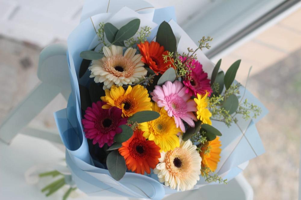 Букет цветов из: Герберы в Килемары