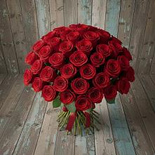 Букет 55 Красных роз Фридом #REPLACE_PRED# Килемары