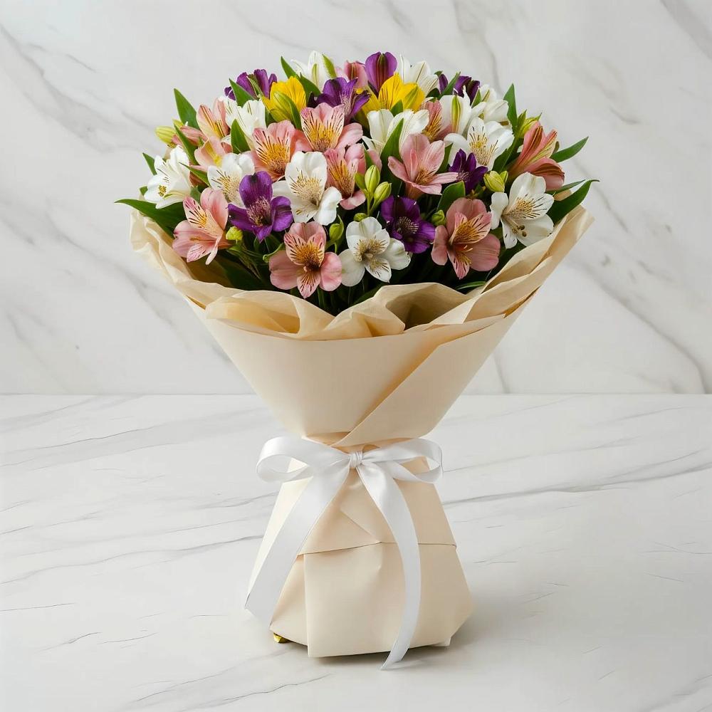 Букет цветов из: Альстромерии в Килемары