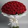 Букет 101 Красная роза Блэк Мэджик в Килемары