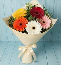 Букет цветов из:  Герберы в Килемары