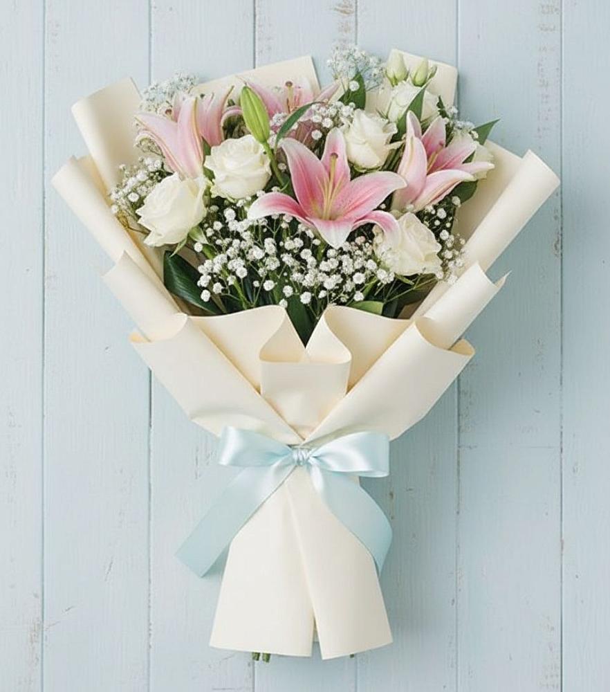 Букет цветов из: Лилии в Килемары