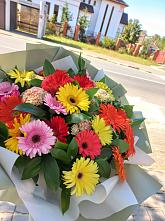 Букет цветов из:  Герберы #REPLACE_PRED# Килемары