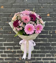 Букет цветов из:  Герберы и Хризантемы #REPLACE_PRED# Килемары
