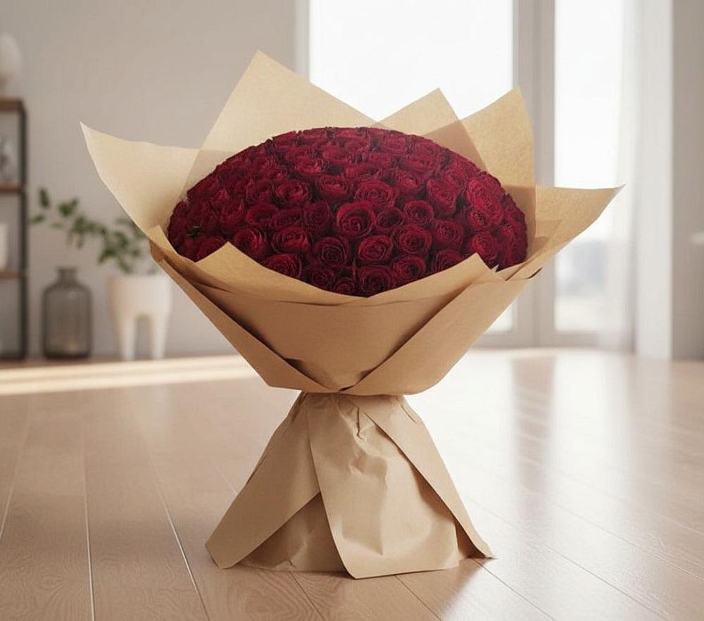 Букет 101 Красная роза в Килемары