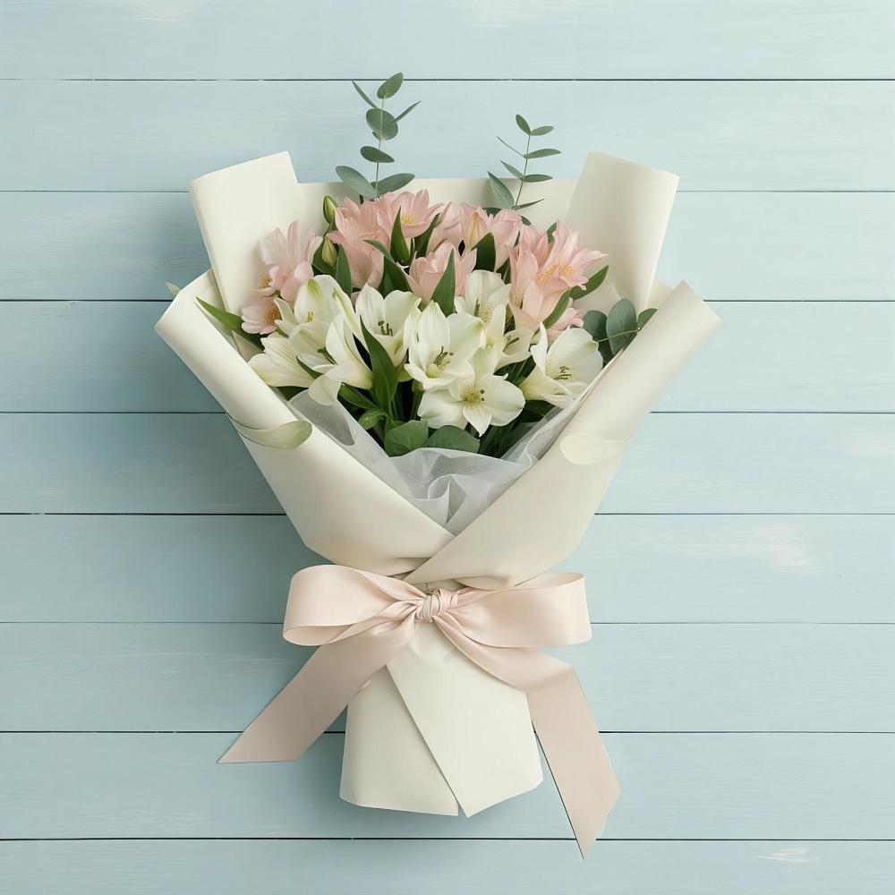 Букет цветов из: Альстромерии в Килемары