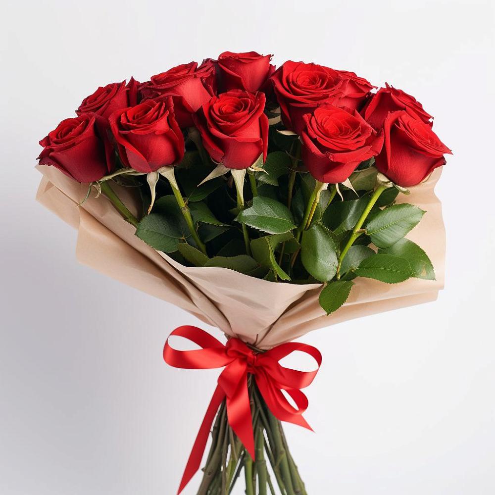 Букет 11 Красных роз Эдлесс Лав в Килемары