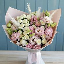 Букет цветов из:  Альстромерии и Розы в Килемары