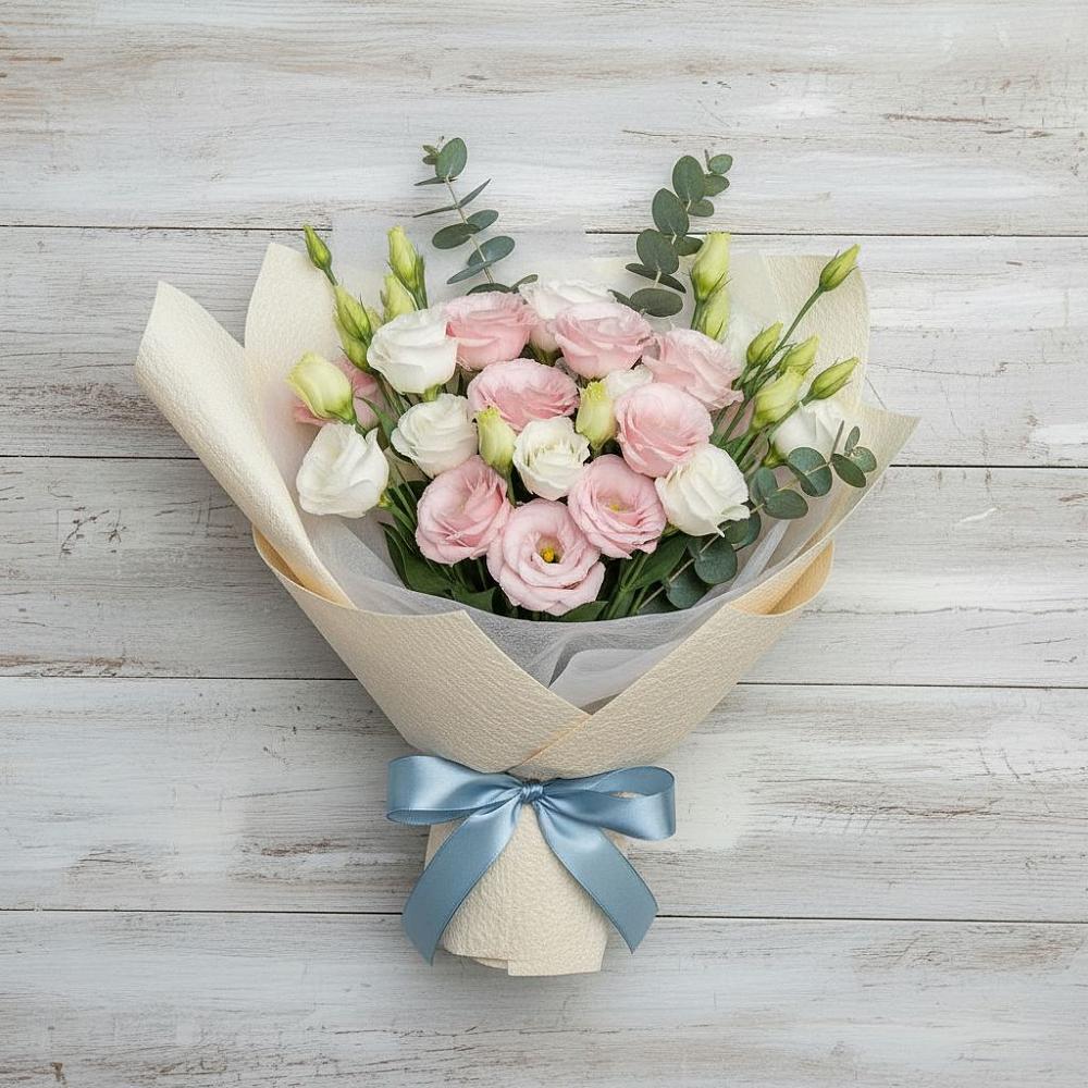 Букет цветов из: Лизиантусы в Килемары